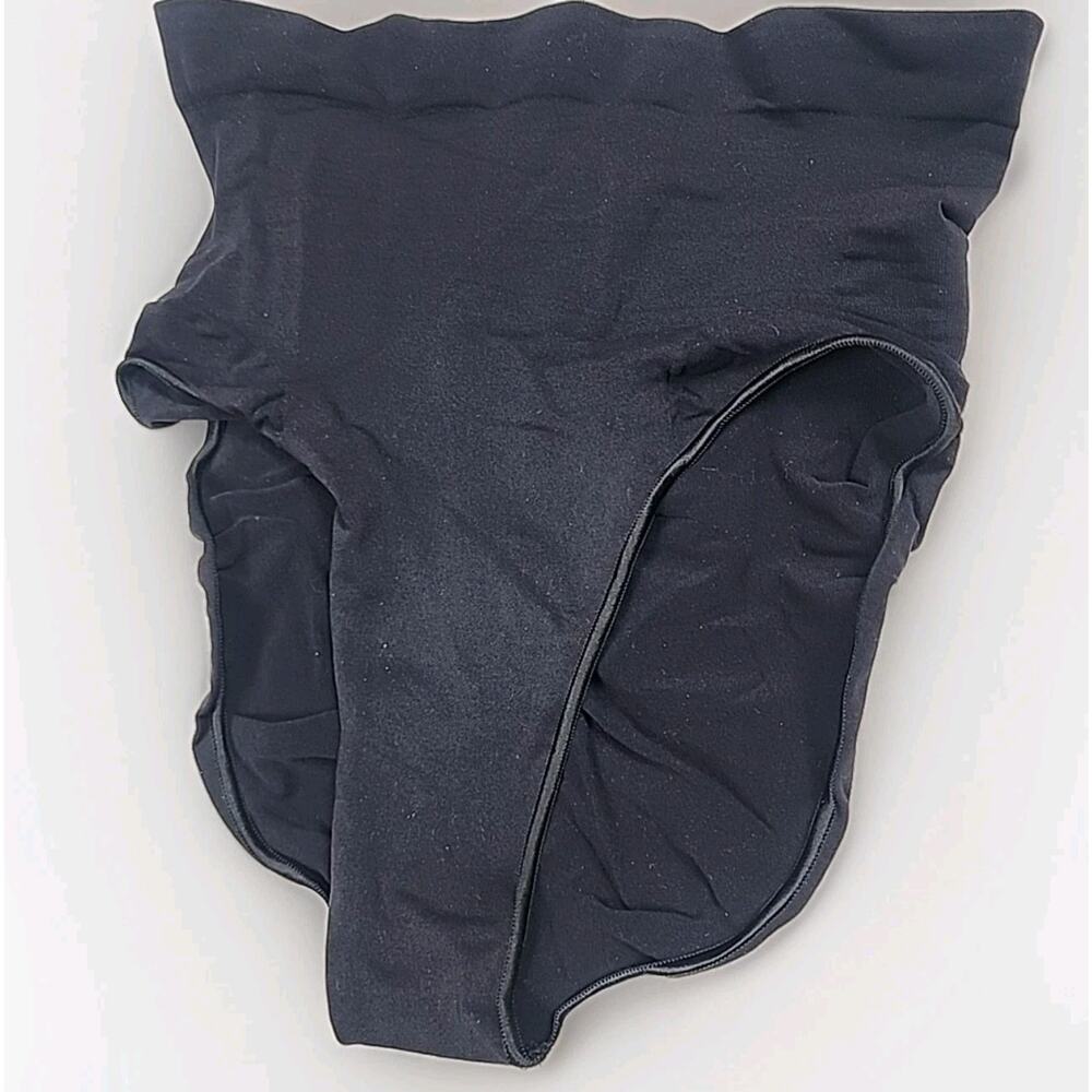 Skims Seamless Sculpt Mid Waist Brief Black Onyx Size Large